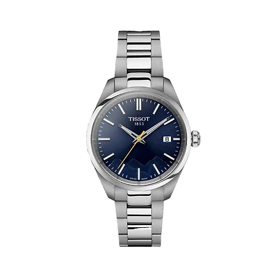PR100 Jungfraubahn 34mm Blue Dial Watch