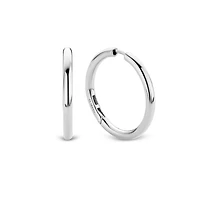 Basic Silver 30MM Hoop Earrings
