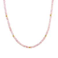 Natural Pink Opal Gemstones Necklace
