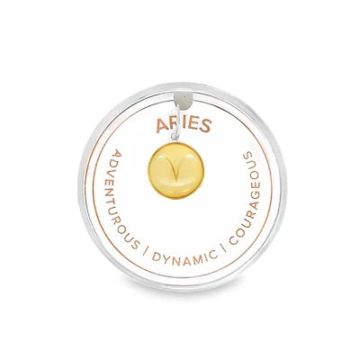 Chain Station Aries Zodiac Pendant