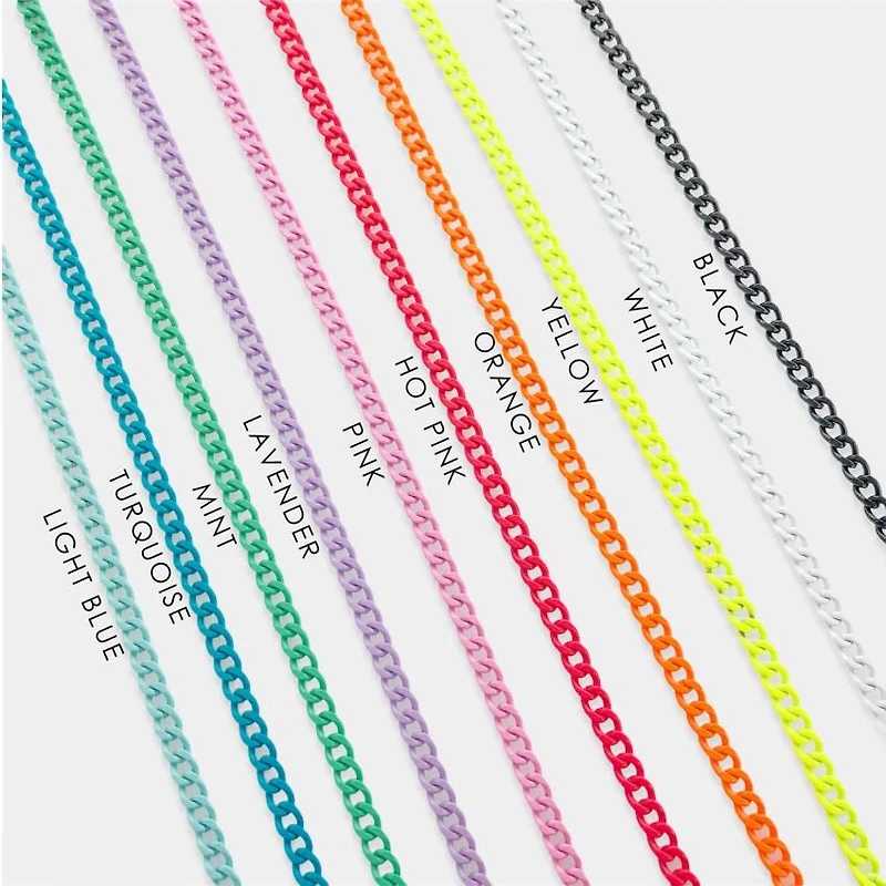Enamel Curb Link Multi Way Chain