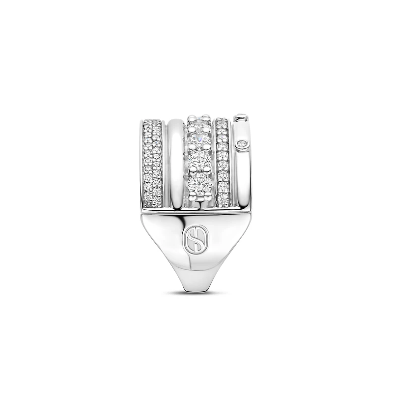 Horizons Five Layer Silver Ring
