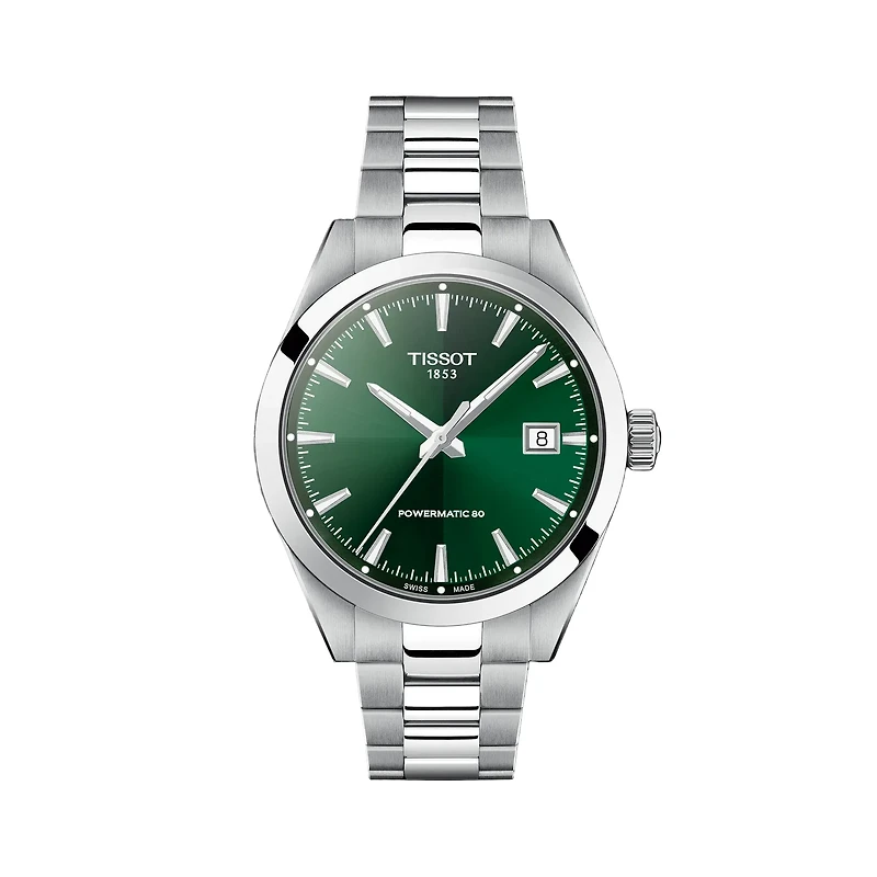 Gentleman Automatic 38mm Watch with Green Dial