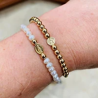 Angelito Gold Fill Bead Bracelet