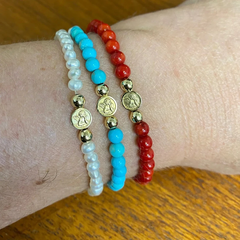 Angelito Pearl Bead Bracelet