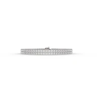 Double Row Zironia Tennis Bracelet
