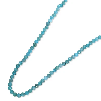 Natural Neon Apatite Gemstones Necklace