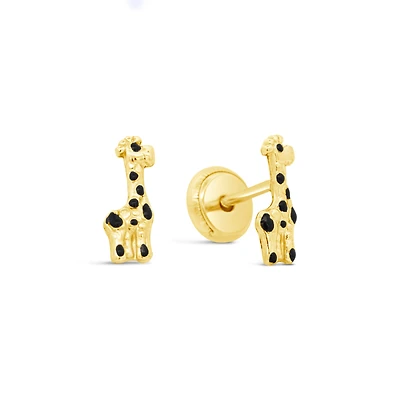 Giraffe Stud Earrings