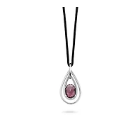 Purple Drop Necklace