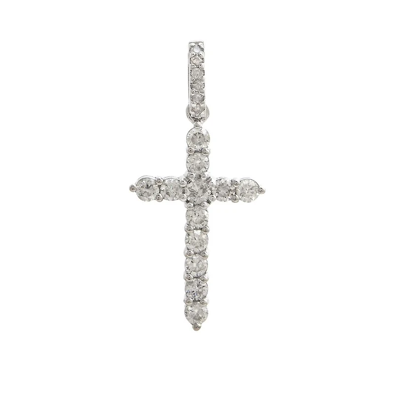 Cross Pendant with .50ct Diamonds