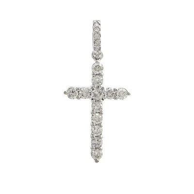 Cross Pendant with .50ct Diamonds