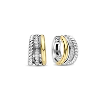 Armonia Triple Huggie Earrings
