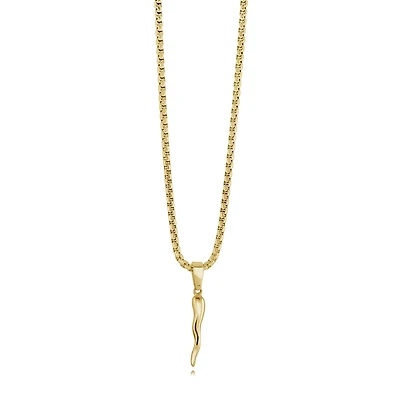 Small Cornetto Golden Necklace