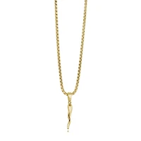 Small Cornetto Golden Necklace