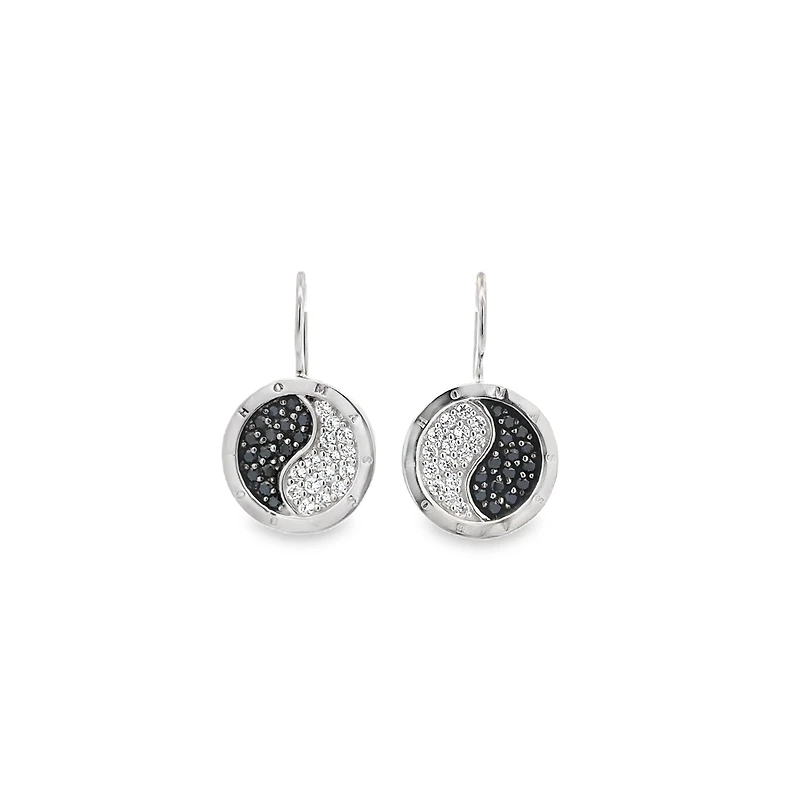 Yin-Yang Dangle Earrings