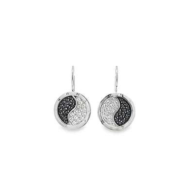 Yin-Yang Dangle Earrings