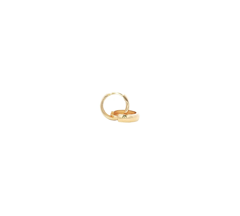 Basic 12.5MM Huggie Earrings