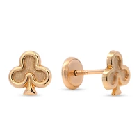 Card Game Club Symbol Kids Stud Earrings