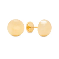 6mm Half Ball Stud Earrings