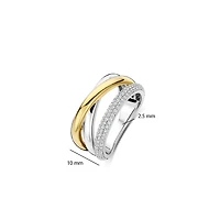 Crossover Trilogy Two Tone Ring