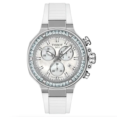 T-Race Ceramic with Baguette Bezel 38MM Watch