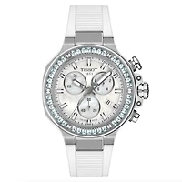 T-Race Ceramic with Baguette Bezel 38MM Watch