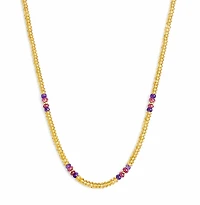 Citrine, Amethyst and Pink Tourmaline Natural Gemstones