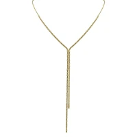 Diamond Tennis Necklace Double Lariat