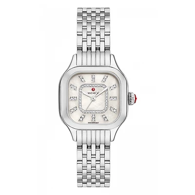 Meggie 29MM Steel Mother Pearl Watch