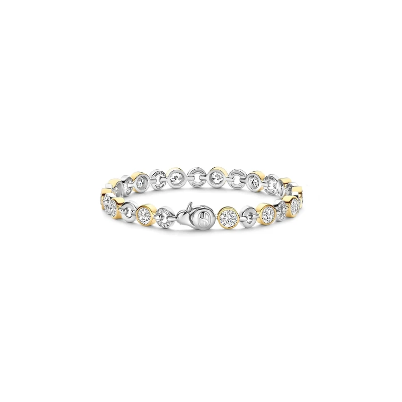 Circular Brilliance Tennis Bracelet
