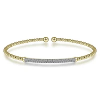 Diamond Bar Bangle Bracelet