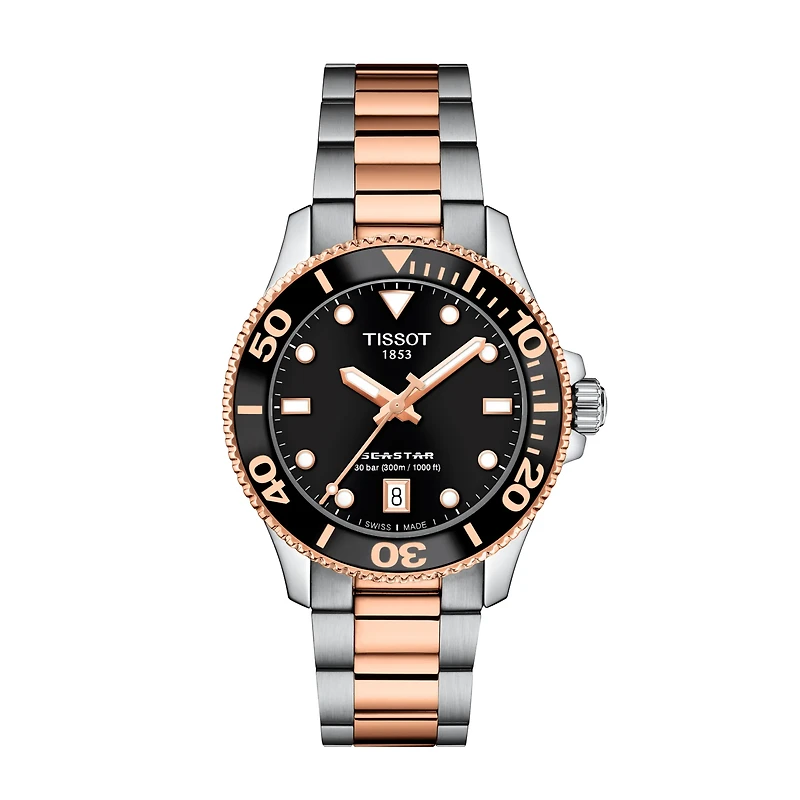 Seastar 1000 Steel/Rose 36MM Watch