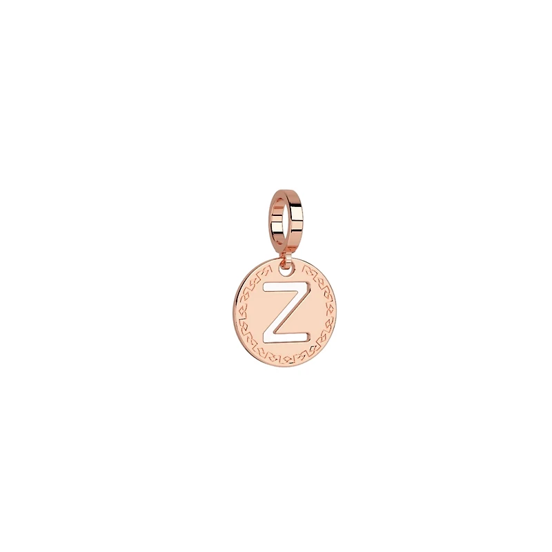 Rose Gold Plated Bead Initial Bracelet