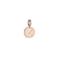 Rose Gold Plated Bead Initial Bracelet