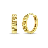 13MM Zig Zag Huggie Earrings