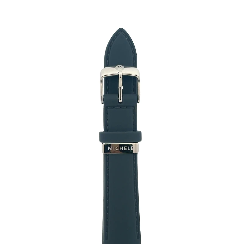 18MM Graphite Silicone Strap
