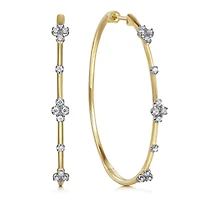 My Favorite Diamond Hoop Earrings 50MM