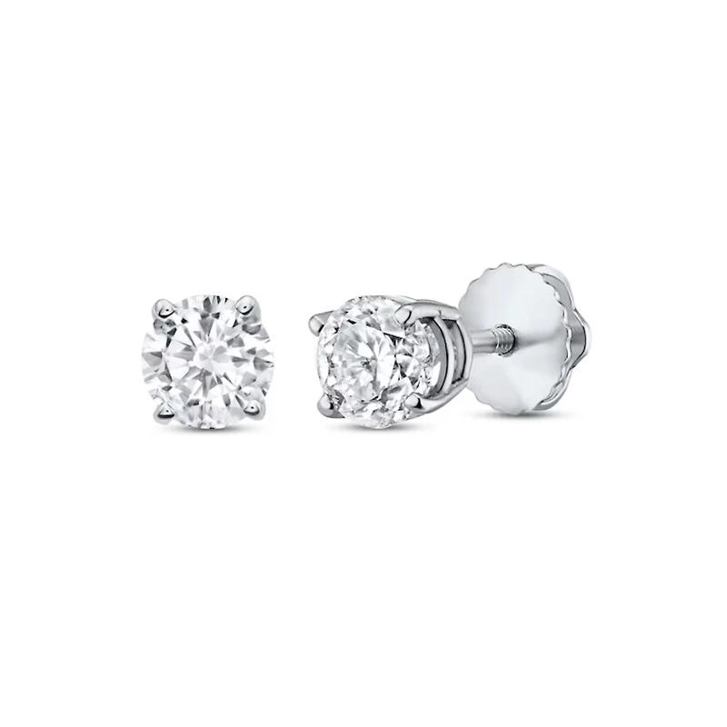 .50CT Diamonds Solitaire Stud Earrings