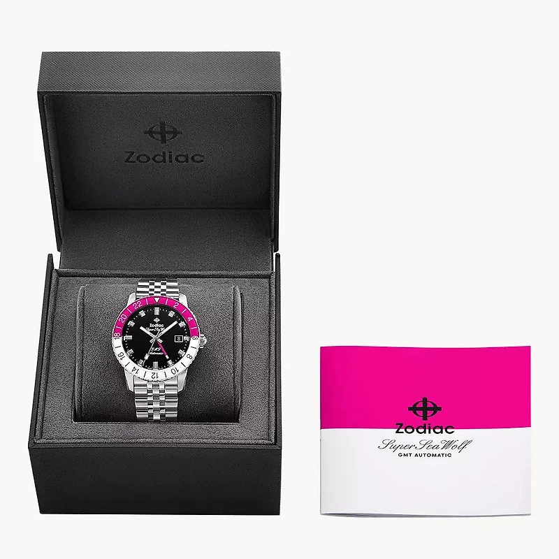 Super Sea Wolf GMT 40MM Pink Watch