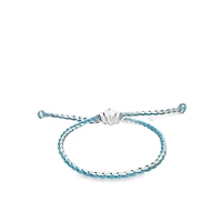 Turquoise and Metallic Cord Bracelet