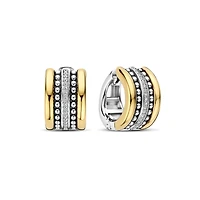 Pretty Patterns Golden Earrings