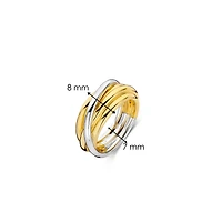 Entwined Two Tone Ring