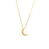 Gold Moon Necklace