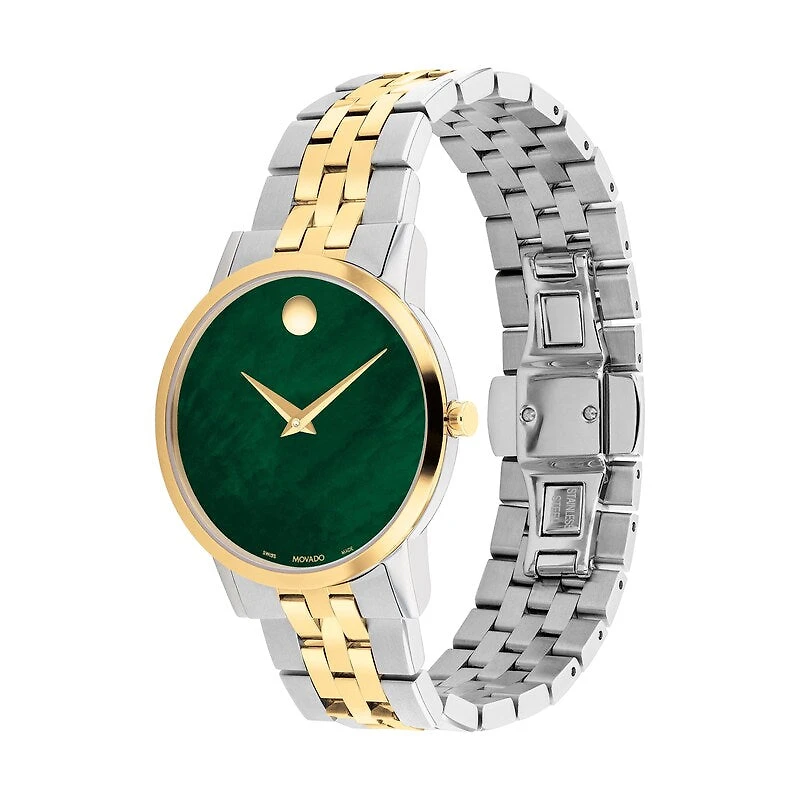 Museum 33MM Green Mother Pearl Watch