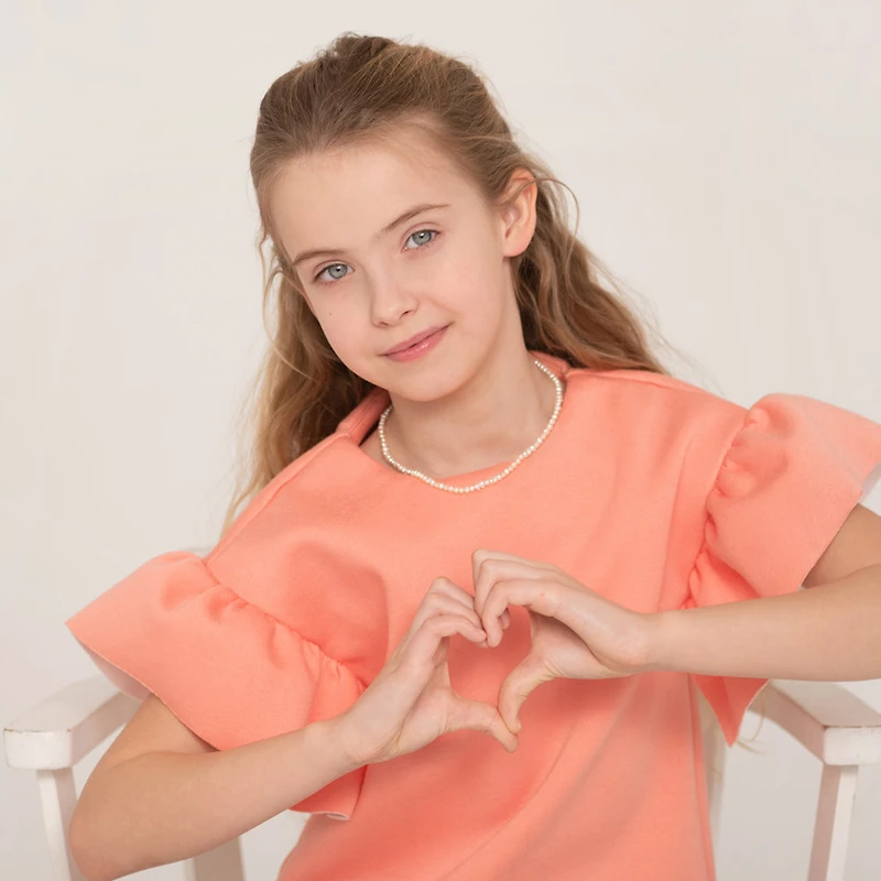Kids Freshwater Pearl Necklace 14''