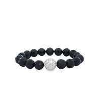 Obsidian Beads Bracelet