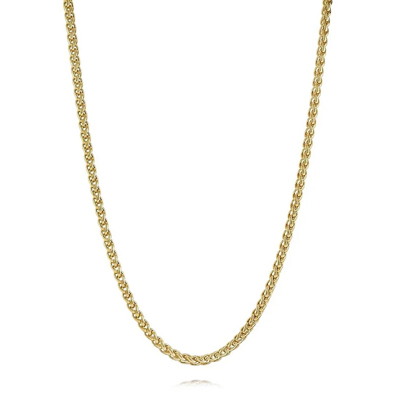 Wheat 4MM Gold Steel Chain