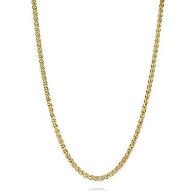 Wheat 4MM Gold Steel Chain