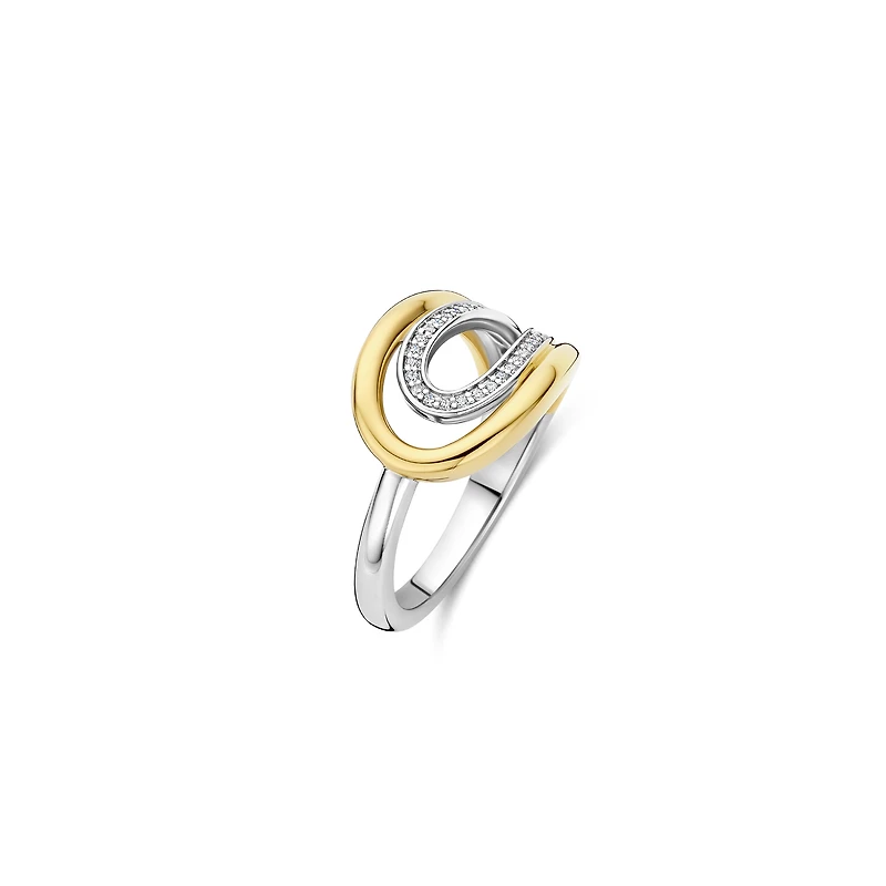 Oval Icon Two Tone Ring