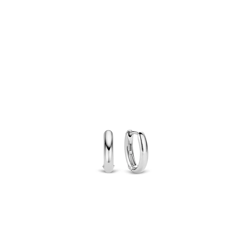 Oval Huggie Earrings
